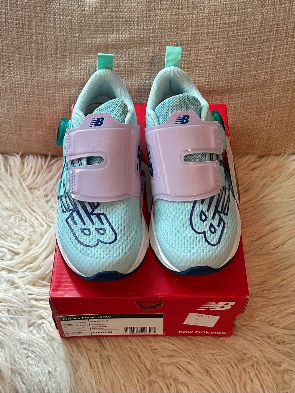 New Balance Kid's FuelCore Reveal V3 Boa Running Shoe | Size 1 | NWT - Picture 4 of 10
